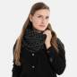 Preview: KNIT FACTORY Loop Schal DUSK schwarz anthrazit