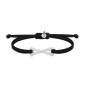 Preview: SAILBRACE Armband VAL D'ISERE SKI schwarz-silber