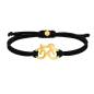 Preview: SAILBRACE Armband schwarz BICYCLE ROYAL gold