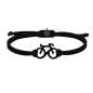 Preview: SAILBRACE Armband schwarz BICYCLE schwarz