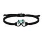 Preview: SAILBRACE Armband schwarz BICYCLE schwarz-mint