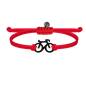 Preview: SAILBRACE Armband LA ROJA rot BICYCLE schwarz