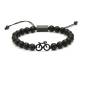 Preview: SAILBRACE Armband BLACK BIKE BEADED