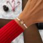 Preview: SAILBRACE Armband WISH STAR rot-gold