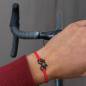 Preview: SAILBRACE Armband LA ROJA rot BICYCLE schwarz