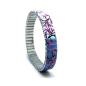 Preview: urband LONDON Edelstahlzugarmband COOL BLOSSOM Bunte Blumen - 10 mm