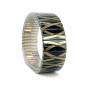 Preview: urband LONDON Edelstahlzugarmband CELTIC Schwarz Bronze Metallic - 18 mm