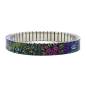 Preview: urband LONDON Edelstahlzugarmband FLOWERS GARDEN BUNT - 10 mm