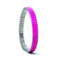 Preview: urband LONDON Edelstahlzugarmband SOLO Fuchsia Poliert - 6 mm