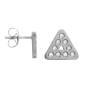 Preview: iXXXi Ohrstecker DESIGN TRIANGLE silber