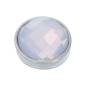 Preview: iXXXi Aufsatz TOP PART FACETTE opal Ø 6 mm silber