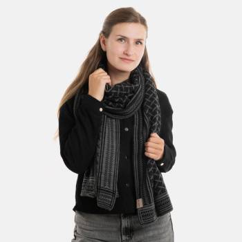 KNIT FACTORY Schal DUSK schwarz anthrazit