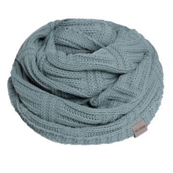 KNIT FACTORY Loop Schal BOBBY stone green