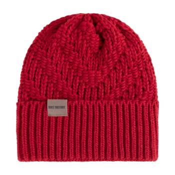 KNIT FACTORY Mütze SALLY bright red