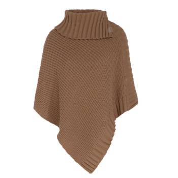 KNIT FACTORY gestrickter PONCHO NICKY nude