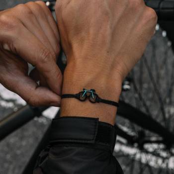 SAILBRACE Armband schwarz BICYCLE schwarz-mint