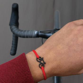 SAILBRACE Armband LA ROJA rot BICYCLE schwarz