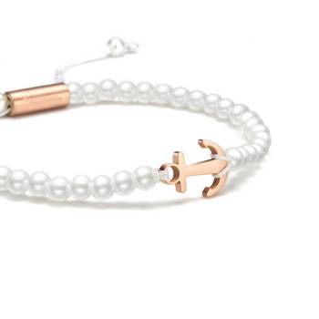 SAILBRACE Armband PEARL ROSE ANKER