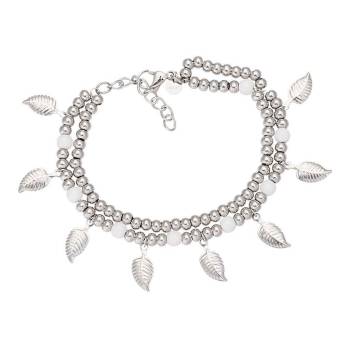 iXXXi Armband DAZZLING LEAVES silber