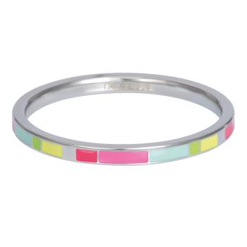 iXXXi Füllring LINE MULTI COLOR silber - 2 mm