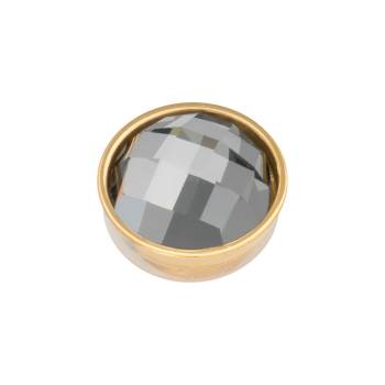 iXXXi Aufsatz TOP PART FACETTE black Diamond Ø 6 mm gold