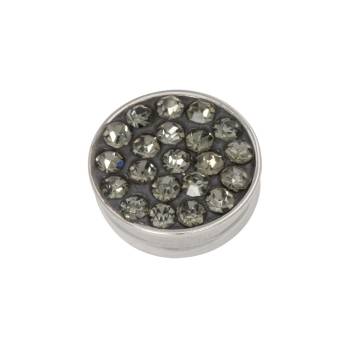 iXXXi Aufsatz TOP PART STONES black Diamond Ø 6 mm silber