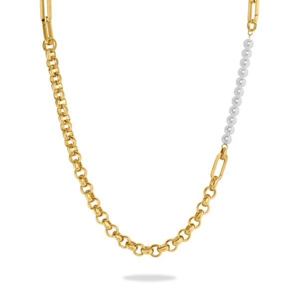 CONNECT by iXXXi Komplette Kette NALA gold silber 54 cm