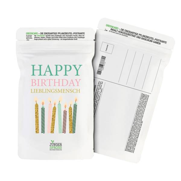 JUNGER SPROSS Greencard - Happy Birthday Lieblingsmensch