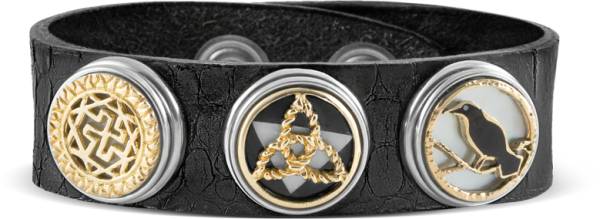 NOOSA-Amsterdam ORIGINAL Armband CROCO PRINT black
