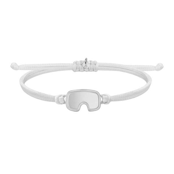 SAILBRACE Armband GLACIER SNOW weiss-silber