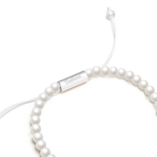 SAILBRACE Armband PEARL SILVER BIKE