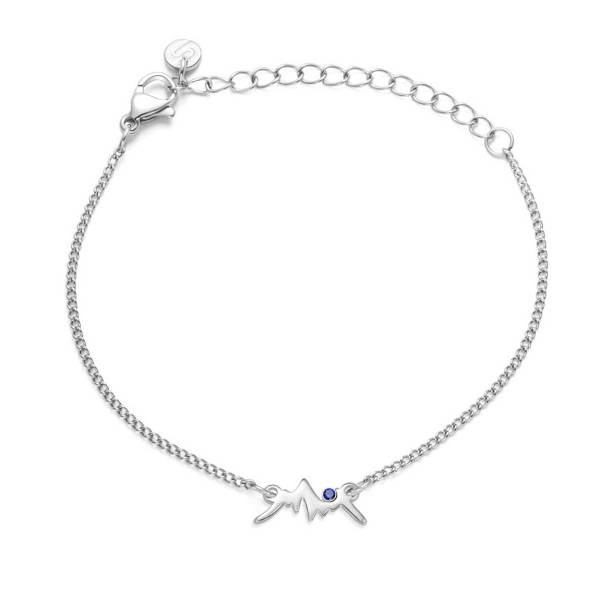 SAILBRACE Armband MOUNTAIN BLUEBIRD CHAIN silber