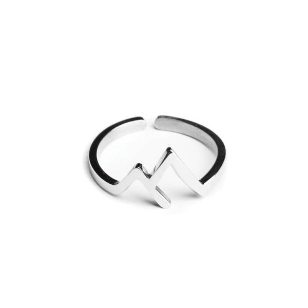 SAILBRACE Ring MOUNTAIN silber