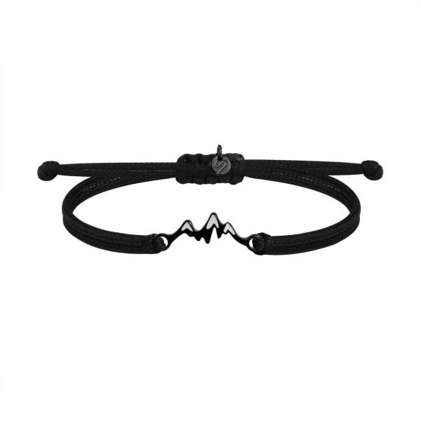 SAILBRACE Armband SNOW MOUNTAIN schwarz-weiss