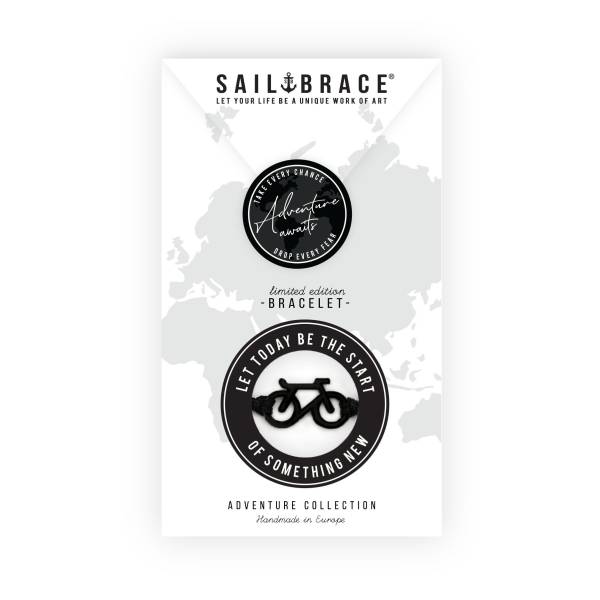 SAILBRACE Armband schwarz BICYCLE schwarz