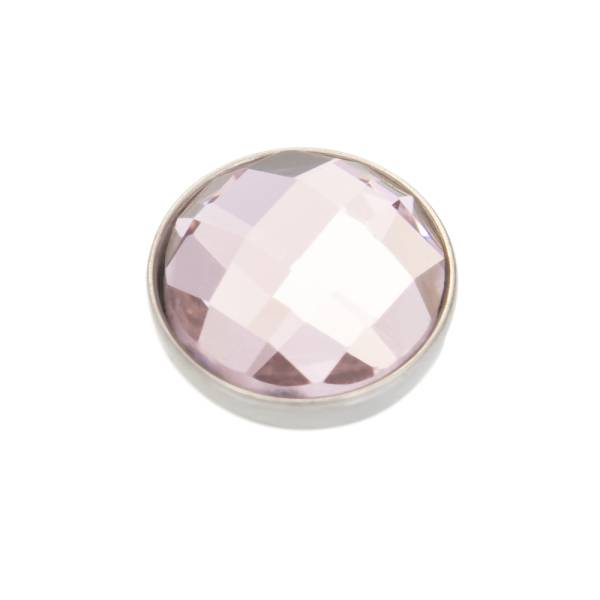 iXXXi Aufsatz TOP PART FACETTE light pink Ø 6 mm silber