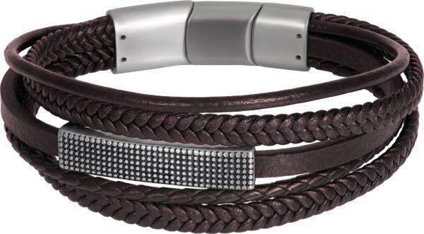 iXXXi-MEN Armband LEVI braun antiksilber