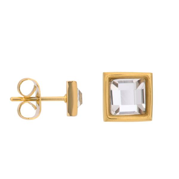 iXXXi Ohrstecker EXPRESSION SQUARE gold