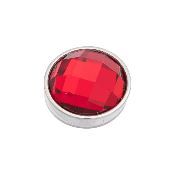 iXXXi Aufsatz TOP PART FACETTE rot Ø 6 mm silber