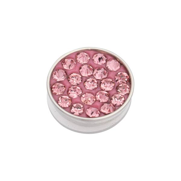 iXXXi Aufsatz TOP PART STONES pink Ø 6 mm silber