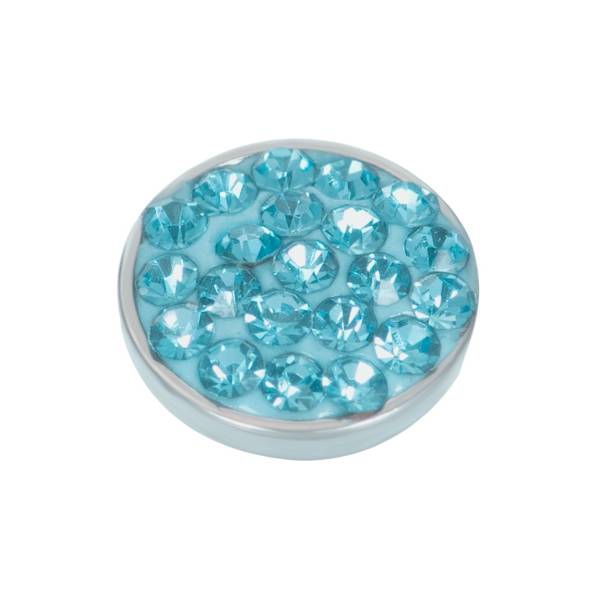 iXXXi Aufsatz TOP PART STONES turquoise  Ø 6 mm silber