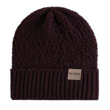 KNIT FACTORY Mütze HAZE midnight plum