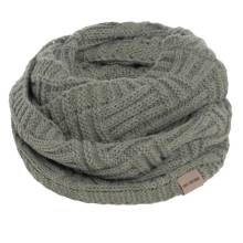 KNIT FACTORY Loop Schal BOBBY urban green