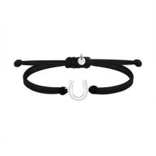 SAILBRACE Armband GALLOP HORSE RIDER schwarz-silber