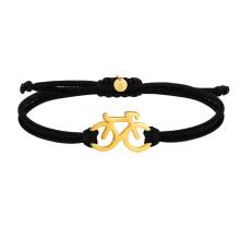 SAILBRACE Armband schwarz BICYCLE ROYAL gold