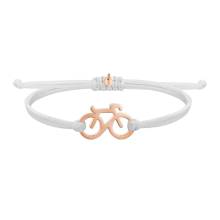 SAILBRACE Armband WMN CLUB BIKE weiss-roségold