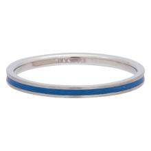 iXXXi Füllring LINE BLUE silber - 2 mm