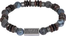 iXXXi-MEN Armband YUSAF braun antiksilber blau