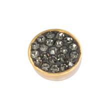 iXXXi Aufsatz TOP PART STONES black Diamond Ø 6 mm gold