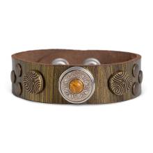 NOOSA-Amsterdam ORIGINAL Armband TRISPIRAL olive marmoriert - ohne Chunks